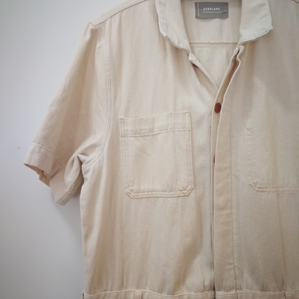 Everlane Cream Jumpsuit